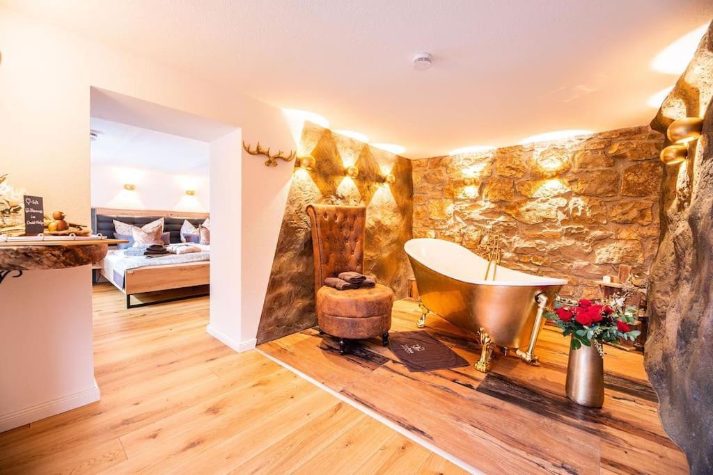 Chalet Vitaspa - Whirlpool & Sauna Privatspa Pegnitz Eksteriør billede