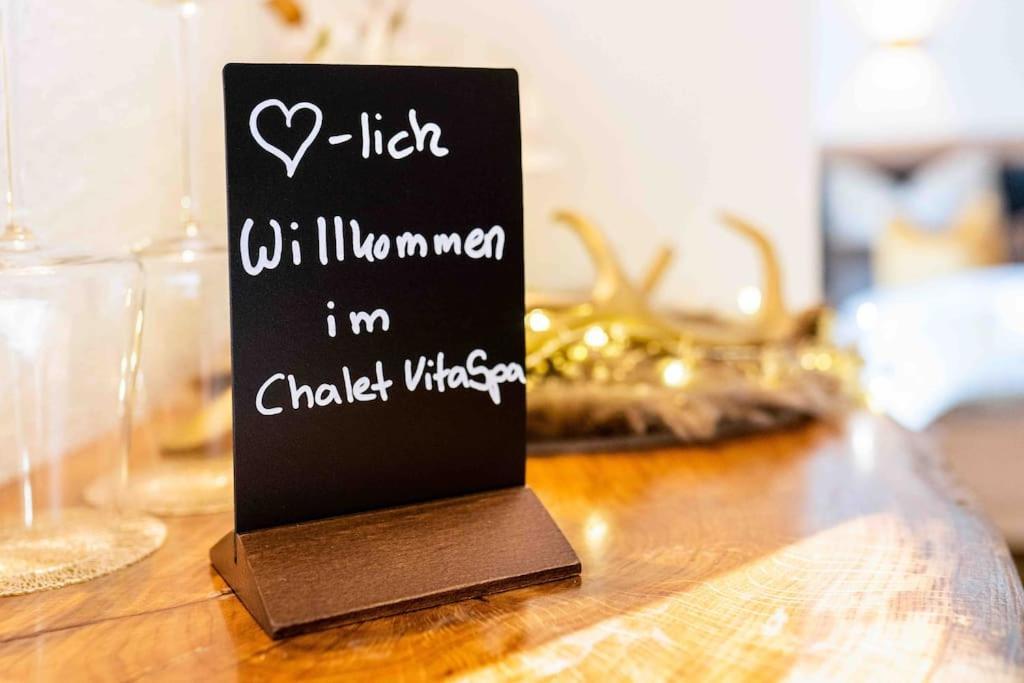Chalet Vitaspa - Whirlpool & Sauna Privatspa Pegnitz Eksteriør billede