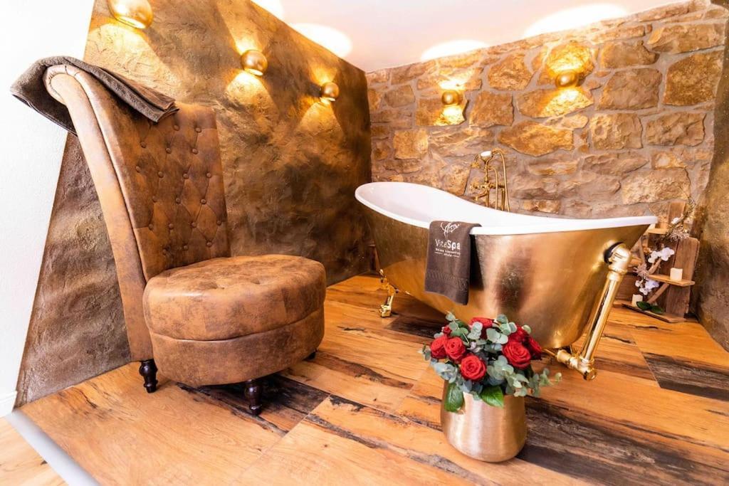 Chalet Vitaspa - Whirlpool & Sauna Privatspa Pegnitz Eksteriør billede