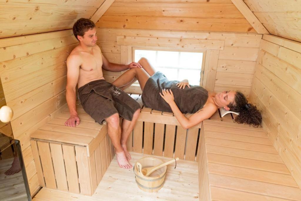 Chalet Vitaspa - Whirlpool & Sauna Privatspa Pegnitz Eksteriør billede