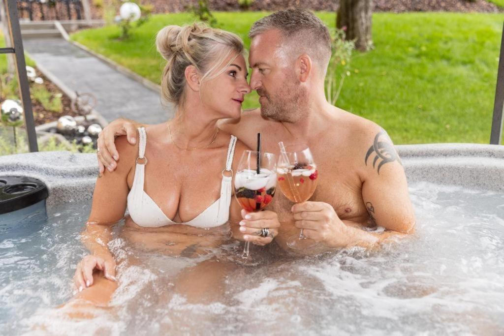 Chalet Vitaspa - Whirlpool & Sauna Privatspa Pegnitz Eksteriør billede