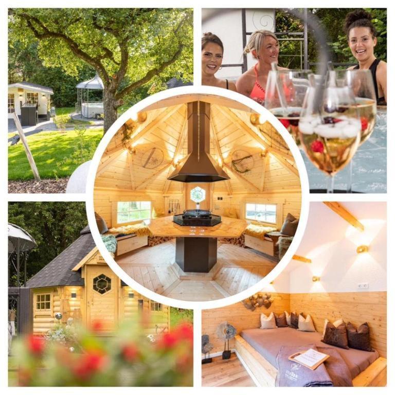 Chalet Vitaspa - Whirlpool & Sauna Privatspa Pegnitz Eksteriør billede