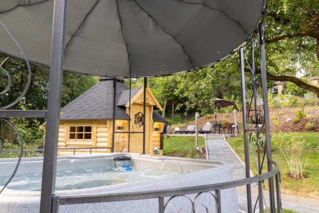 Chalet Vitaspa - Whirlpool & Sauna Privatspa Pegnitz Eksteriør billede