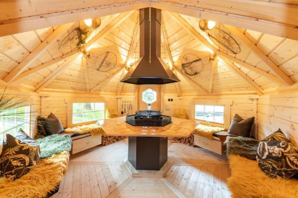 Chalet Vitaspa - Whirlpool & Sauna Privatspa Pegnitz Eksteriør billede