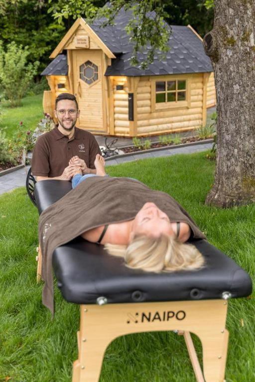 Chalet Vitaspa - Whirlpool & Sauna Privatspa Pegnitz Eksteriør billede